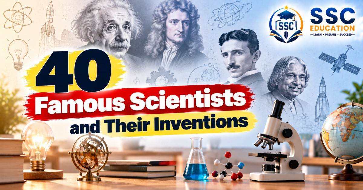 40 Famous Scientists and Their Inventions (SSC Practice Questions)