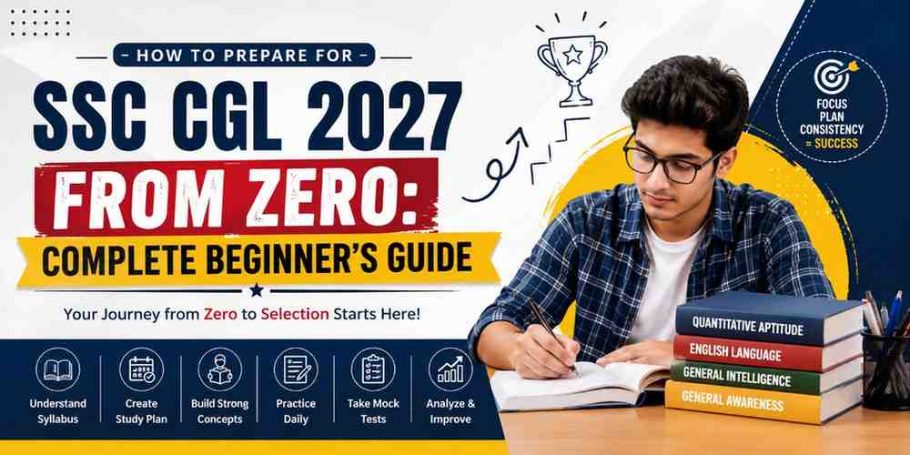 How to Prepare for SSC CGL 2027 from Zero: Complete Beginner’s Guide
