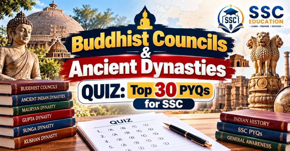 Buddhist Councils & Ancient Dynasties Quiz: Top 30 PYQs for SSC