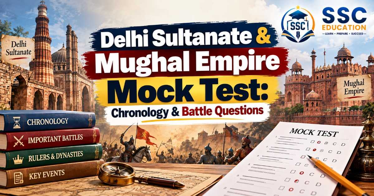Delhi Sultanate & Mughal Empire Mock Test: Chronology & Battle Questions