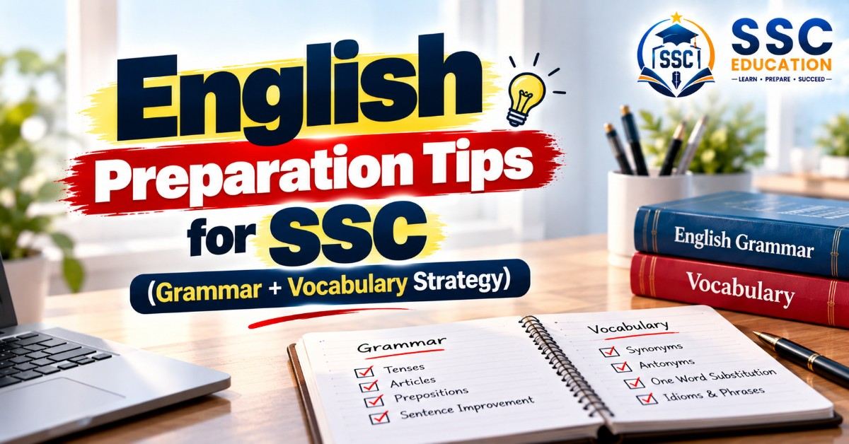 English Preparation Tips for SSC (Grammar + Vocabulary Strategy)
