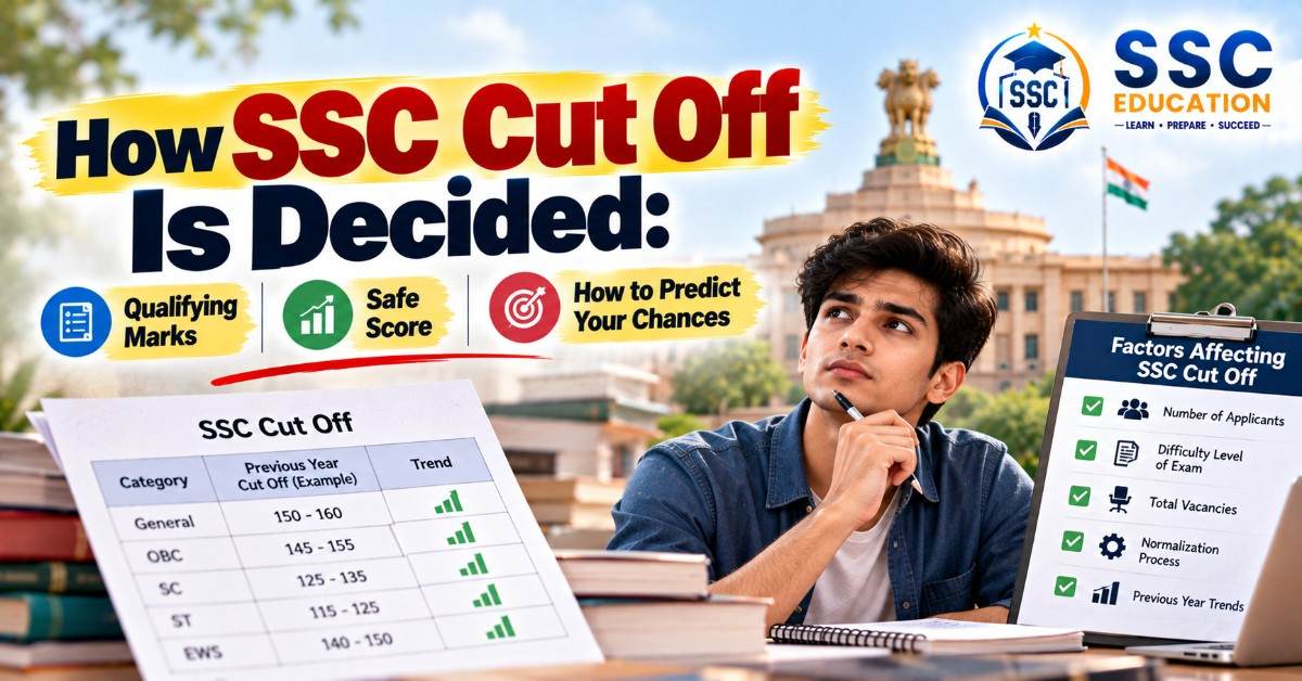 How SSC Cut Off Is Decided: Qualifying Marks, Safe Score and How to Predict Your Chances