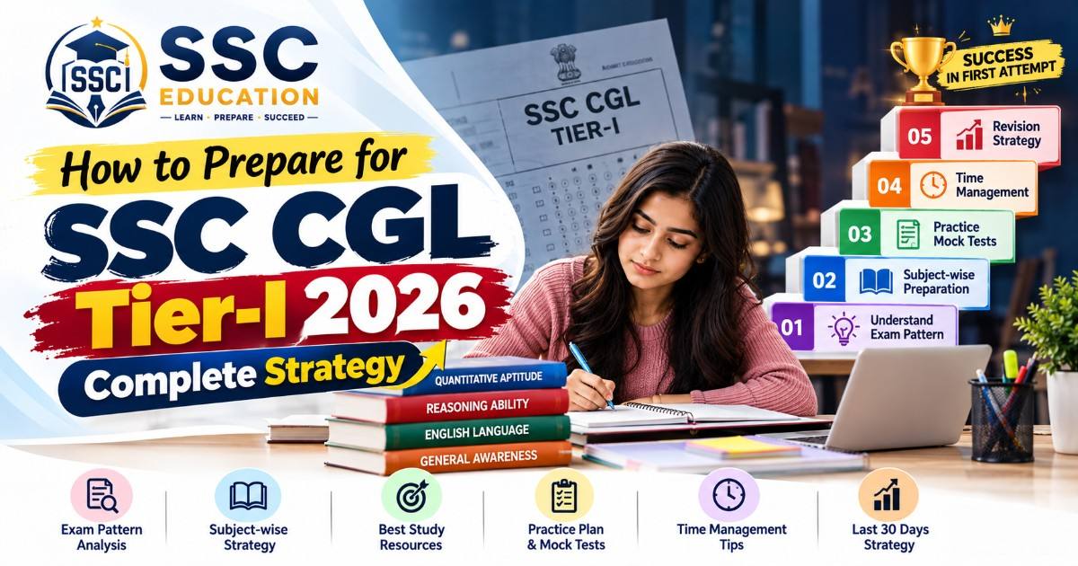 How to Prepare for SSC CGL Tier-I 2026: Complete Strategy