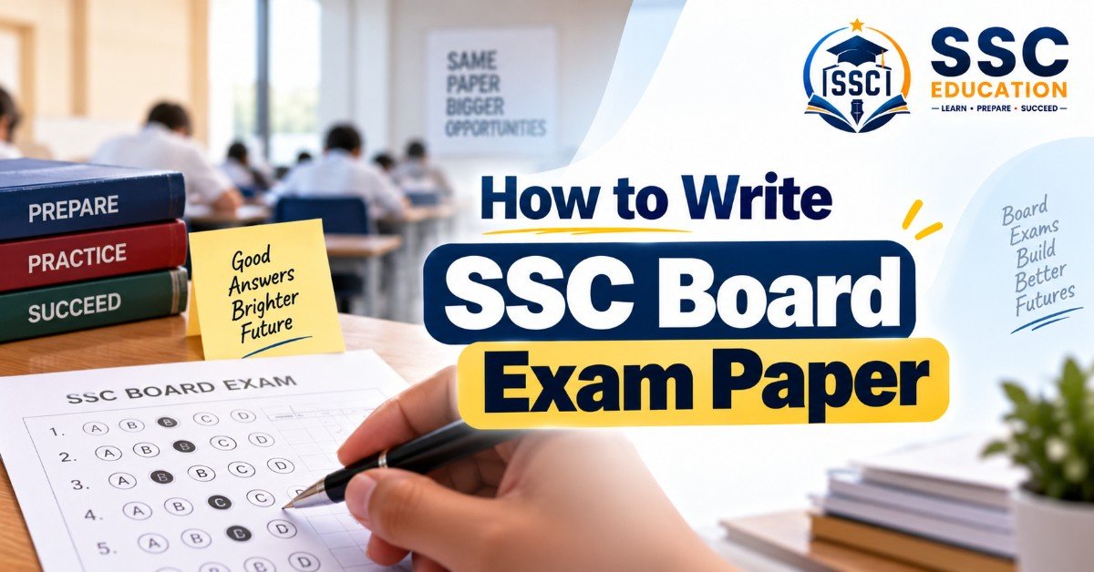 How to Write SSC Board Exam Paper
