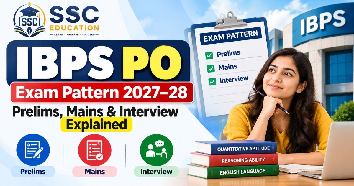 IBPS PO Exam Pattern 2027–28: Prelims, Mains & Interview Explained