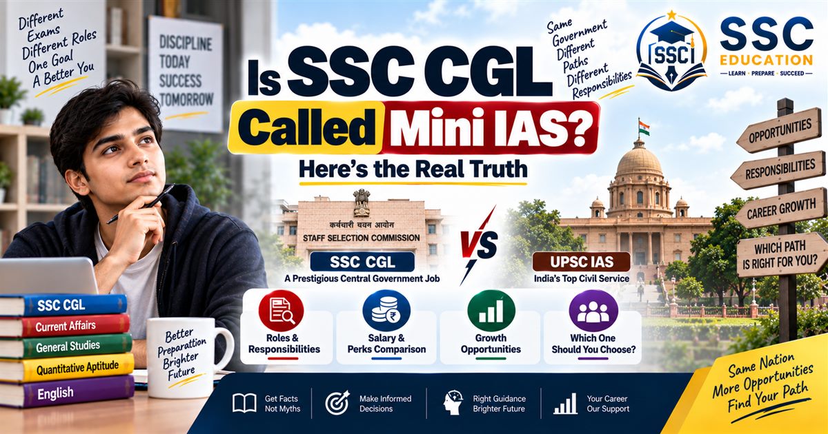 Is SSC CGL Called "Mini IAS"? Here's the Real Truth