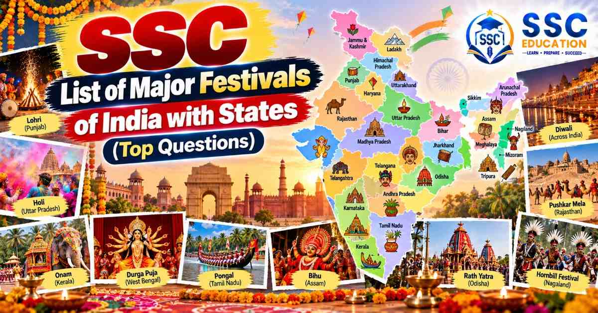 List of Major Festivals of India with States (Top Questions)