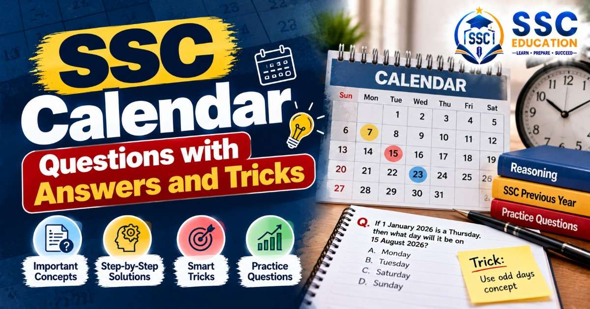 SSC Calendar Questions with Answers and Tricks