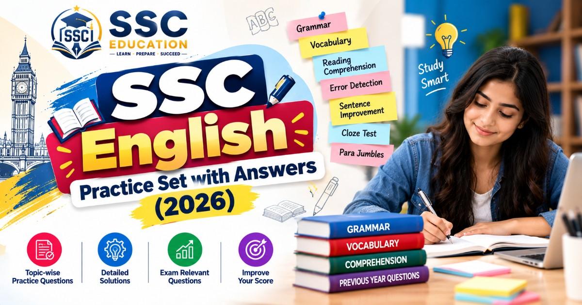 SSC English Practice Set with Answers (2026)
