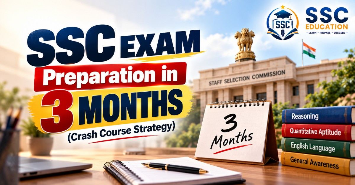 SSC Exam Preparation in 3 Months (Crash Course Strategy)