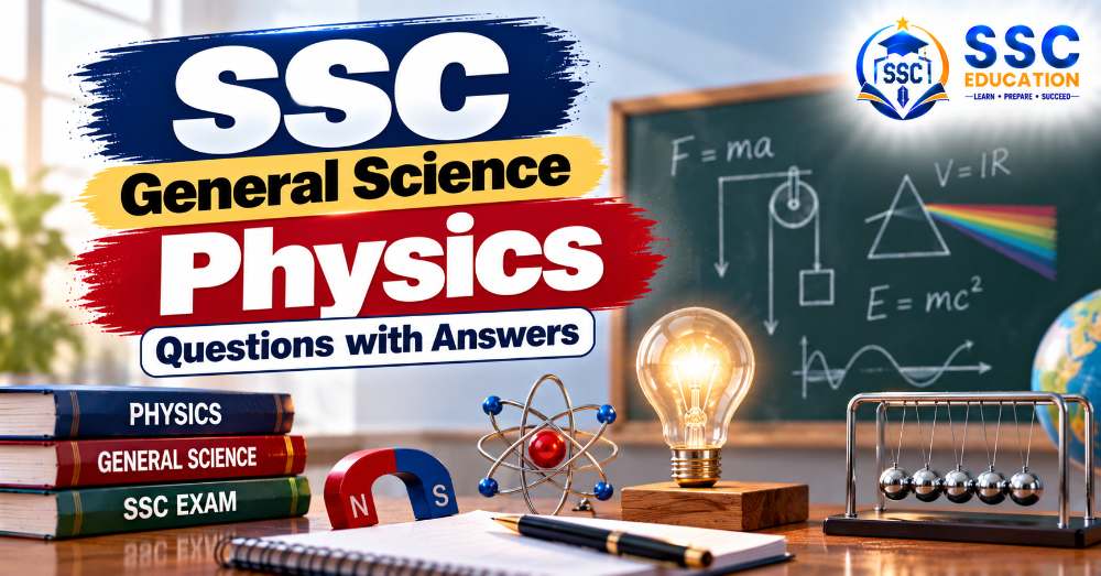 SSC General Science Physics Questions with Answers
