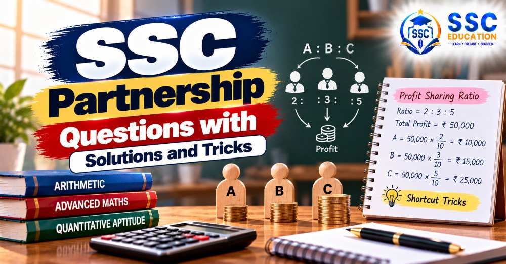SSC Partnership Questions with Solutions and Tricks