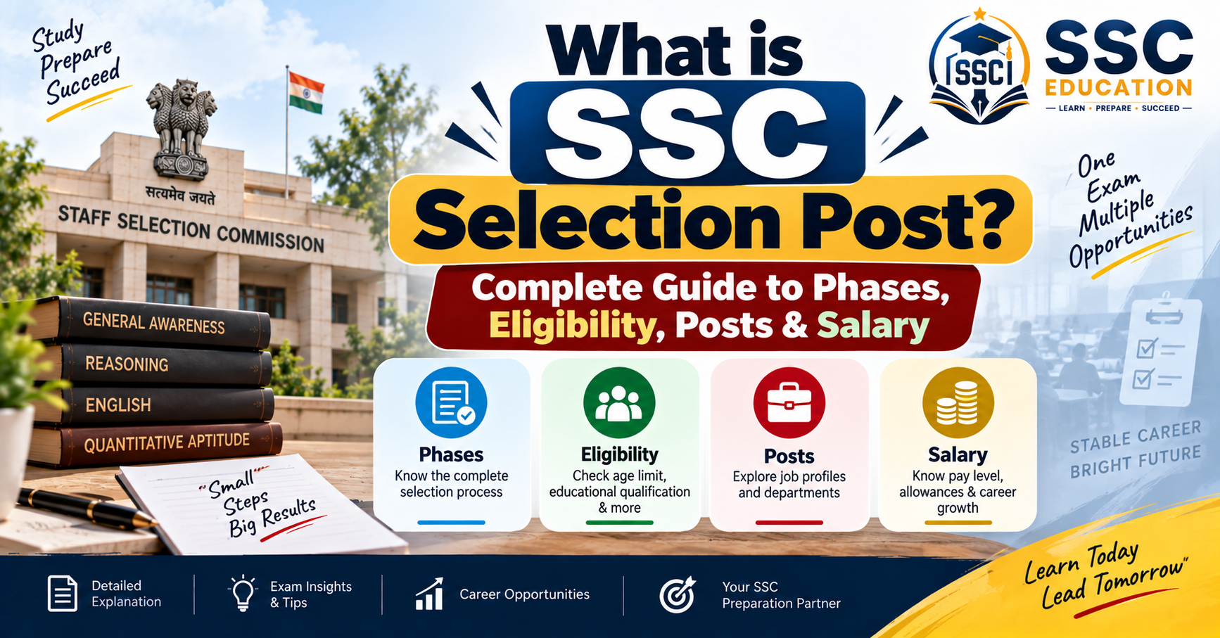 What is SSC Selection Post? Complete Guide to Phases, Eligibility, Posts & Salary