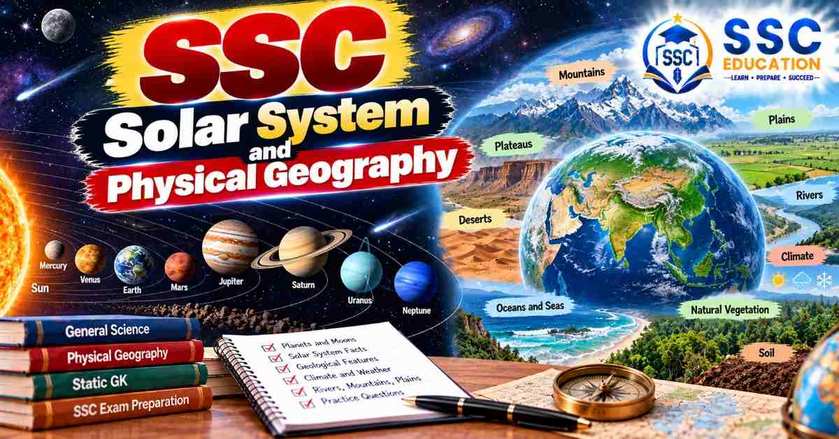 SSC Solar System and Physical Geography Questions with Answers